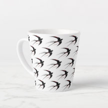 Flight Black Swallows Pattern