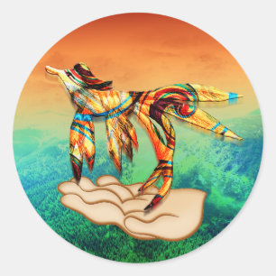 Flight Classic Round Sticker