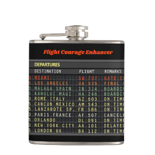 Flight Courage Enhancer Hip Flask