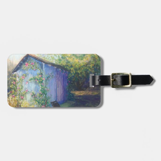Flight Crew Cottage Luggage Tag (Front Horizontal)