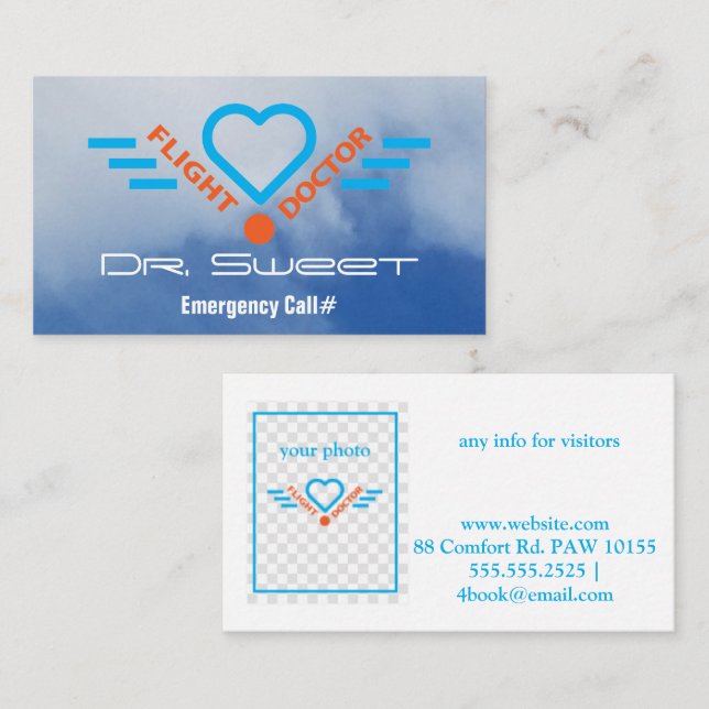 Flight Doctor Business Card (Front/Back)