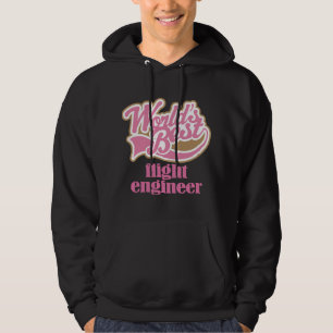 Flight Engineer Pink Gift Hoodie