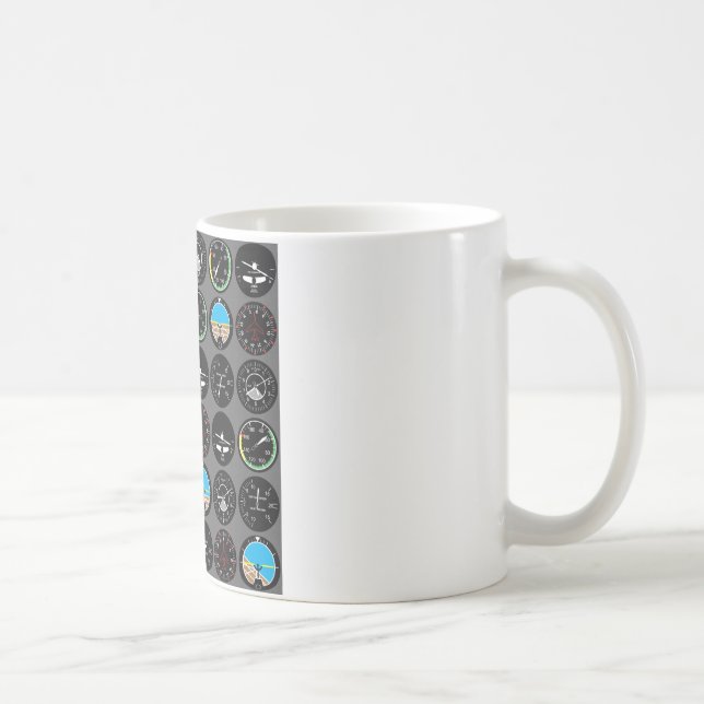Flight Instruments Coffee Mug (Right)