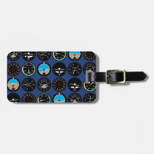 Flight Instruments Luggage Tag