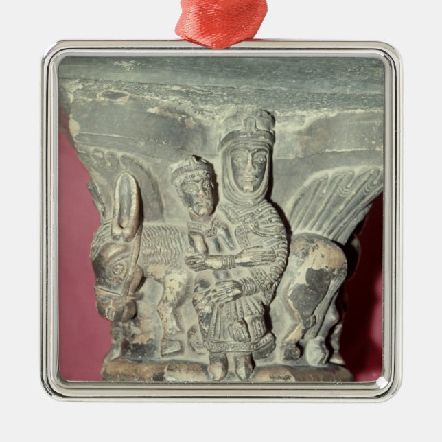 Flight into Egypt Capital Metal Tree Decoration (Front)