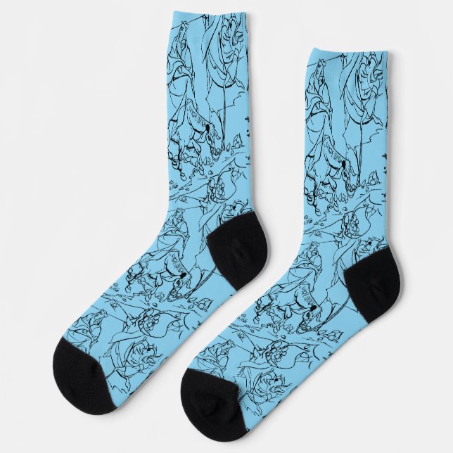 Flight into Egypt Socks (Left)