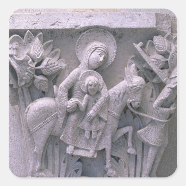 Flight into Egypt Square Sticker (Front)