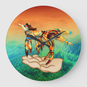 Flight Large Clock