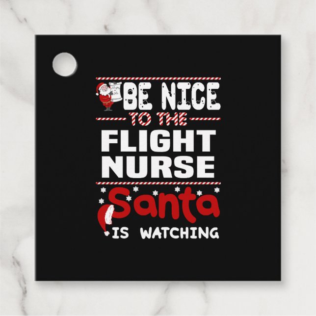 Flight Nurse Favour Tags (Front)