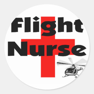 "Flight Nurse" Unique Gift Ideas Classic Round Sticker