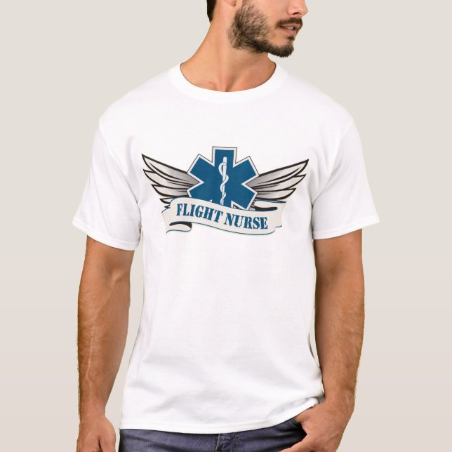 flight nurse wings T-Shirt (Front)