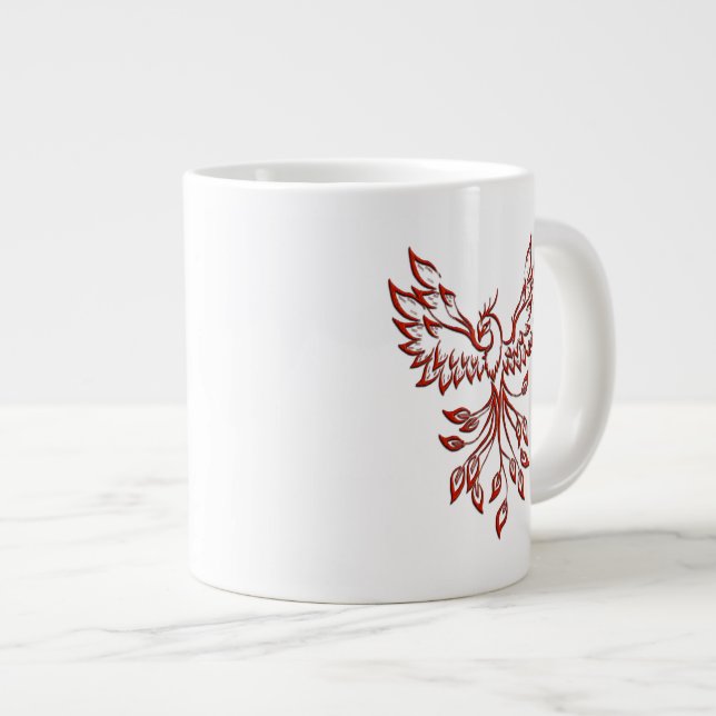Flight of A Phoenix Large Coffee Mug (Front Right)