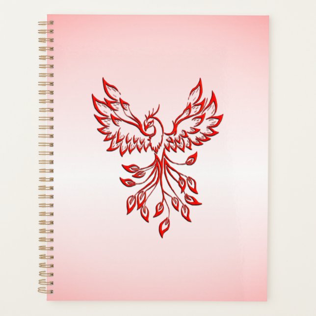Flight of A Phoenix Red  Planner (Front)