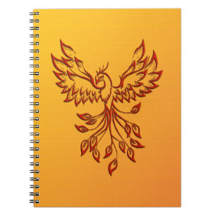 Flight of A Phoenix Spiral Notebook