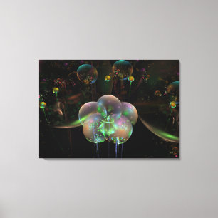 Flight of Bubbles Canvas Print