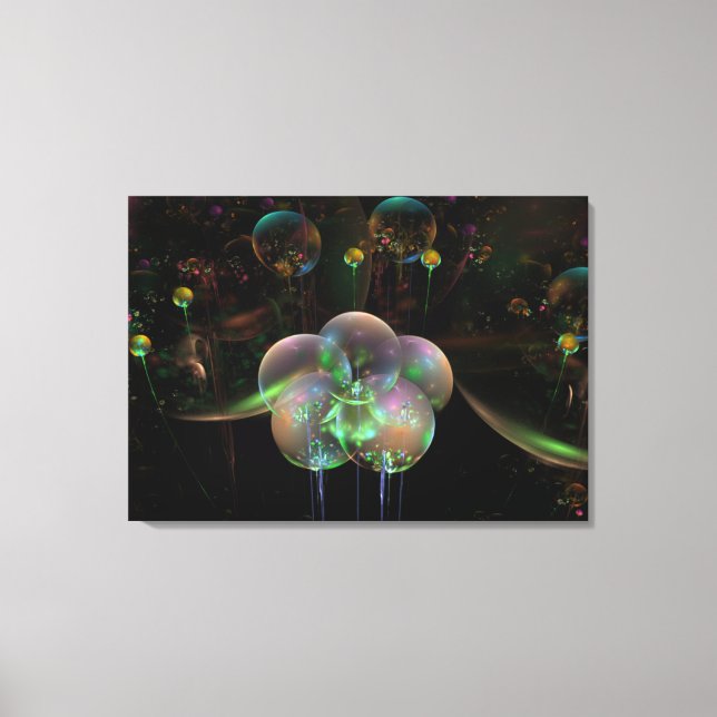Flight of Bubbles Canvas Print (Front)