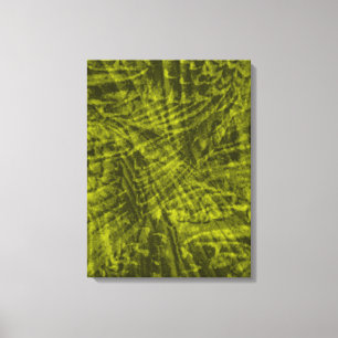 Flight of green rosella abstract triptych canvas print