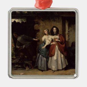 Flight of Henrietta-Maria France, Queen of Metal Tree Decoration