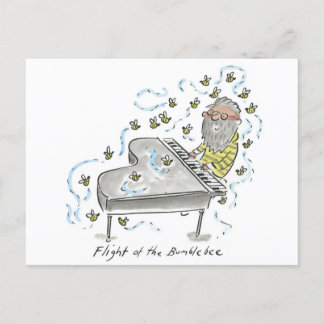 Flight of the Bumblebee Postcard