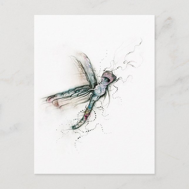 Flight Of The Dragonfly Postcard (Front)