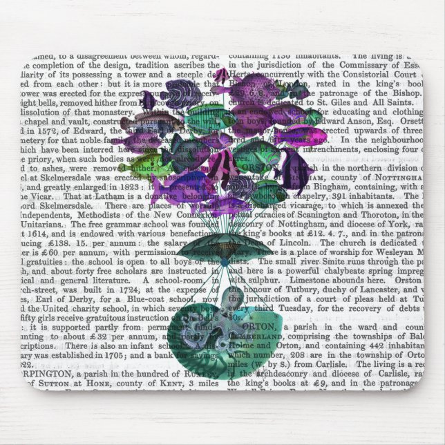 Flight Of The Fish Hot Air Balloon Mouse Pad (Front)