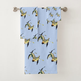 FLIGHT OF THE GEESE BATH TOWEL SET