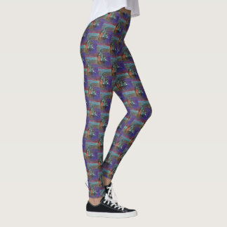 FLIGHT OF THE GEESE leggings