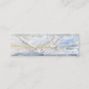 'Flight of the Gulls' Small Bookmark Mini Business Card