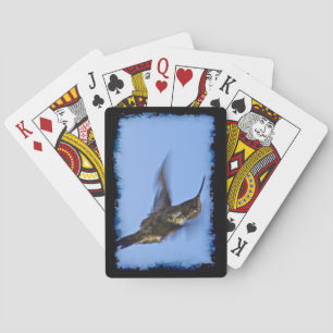 Flight of the Hummingbird Black Edge Playing Cards