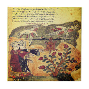 Flight of the Tortoise Indian Renaissance Fable Tile