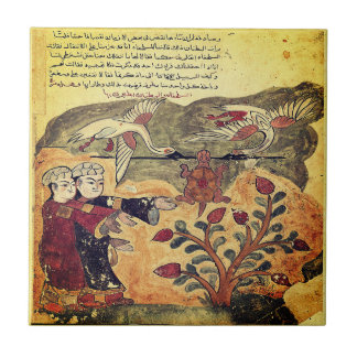 Flight of the Tortoise Indian Renaissance Fable Tile