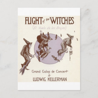 Flight of the Witches Postcard