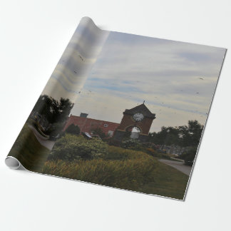 Flight over the Clock Tower Wrapping Paper