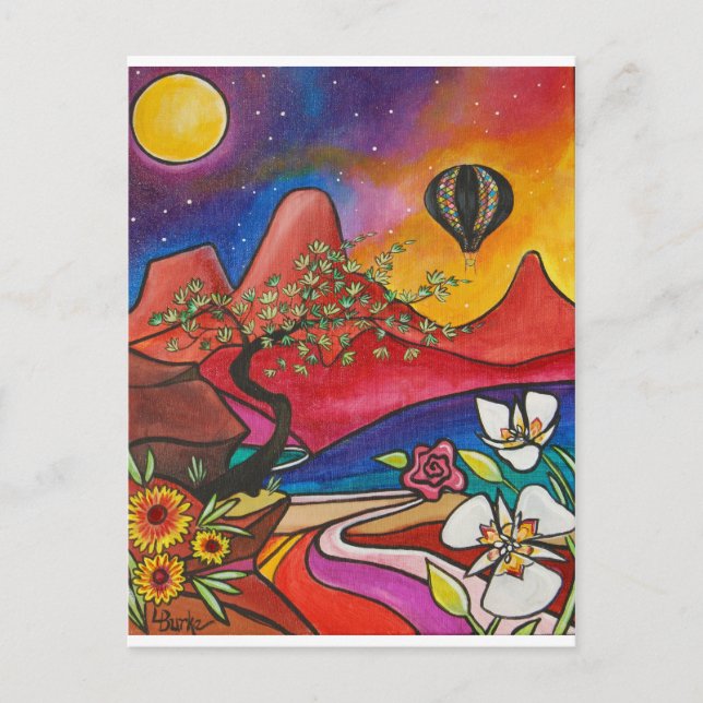 Flight Over Zion Post Card by Studio Burke© (Front)