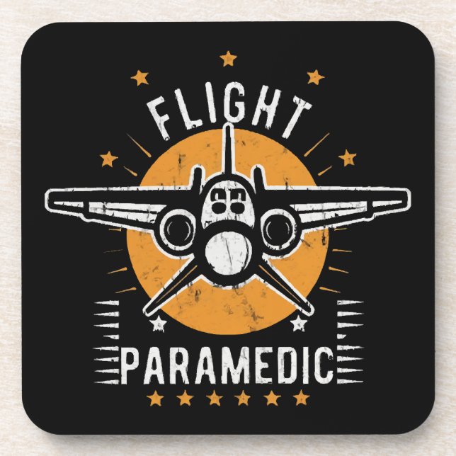 Flight paramedic coaster (Front)