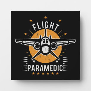 Flight paramedic plaque