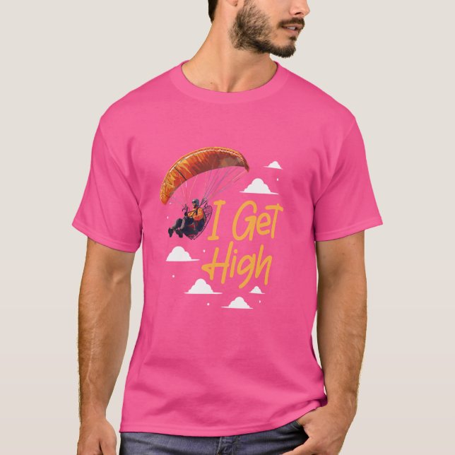 Flight Paramotor Paramotoring Training Paragliding T-Shirt (Front)