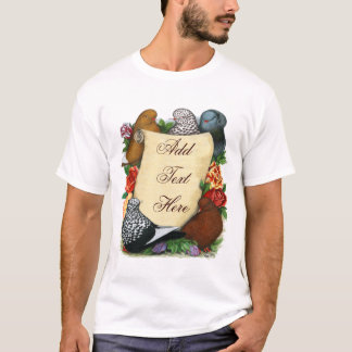 Flight Pigeon Scroll T-Shirt