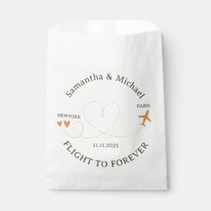 Flight Plane Travel prepare gift Wedding Favour Bags