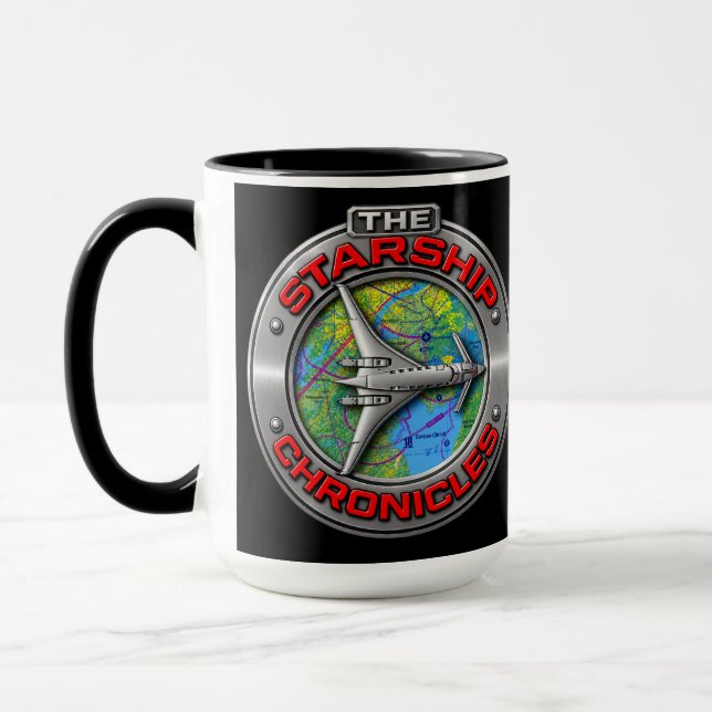 Flight Sim Adventures Starship Chronicles Mug (Left)