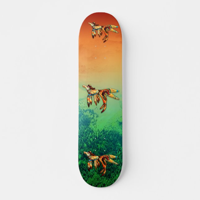 Flight Skateboard Deck (Front)
