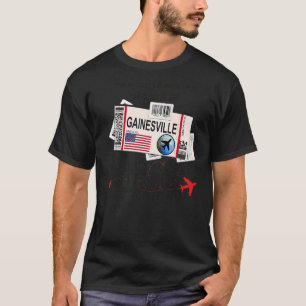 Flight Ticket Gainesville Girl Gainesville Boardi T-Shirt
