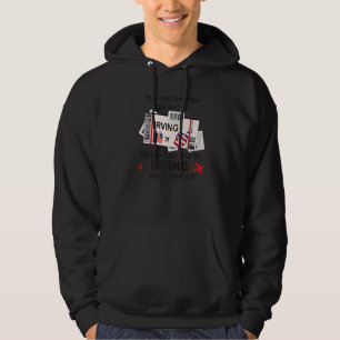 Flight Ticket Irving  Girl from Irving Boarding Pa Hoodie