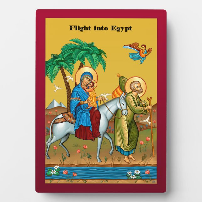 Flight to Egypt Plaque (Front)