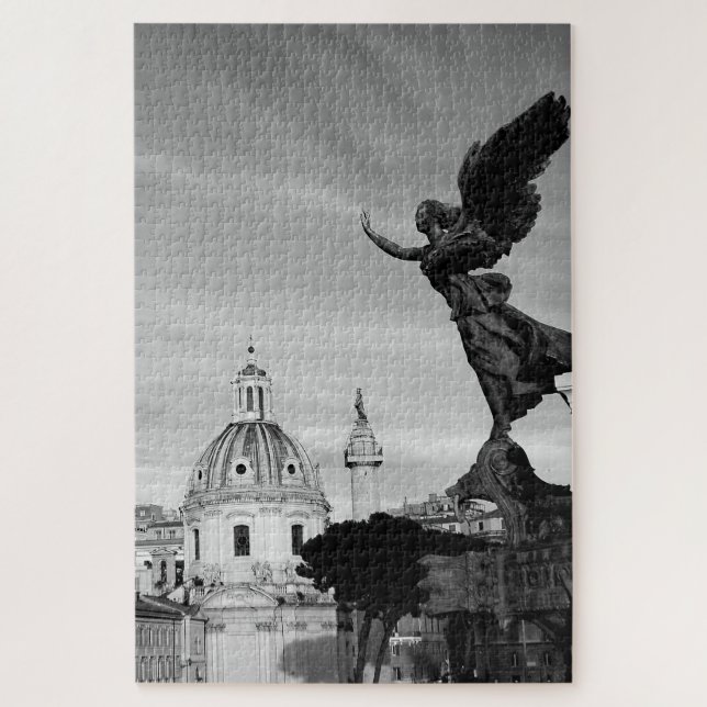 Flight to Rome Jigsaw Puzzle (Vertical)