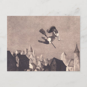 Flight To The Sabbath William Mortensen Postcard