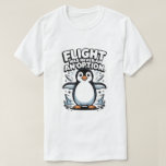 Flight Was Never an Option Funny Penguin T-Shirt<br><div class="desc">Show off your sarcastic sense of humor with this hilarious “Flight Was Never an Option” penguin design. Featuring a funny cartoon penguin with a confident yet slightly frustrated expression, this design perfectly captures the reality of being a penguin—no flying, just waddling! Perfect for meme lovers, sarcasm fans, animal lovers, and...</div>
