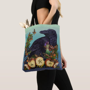 Flights of Fantasy Raven Faery Tote Bag