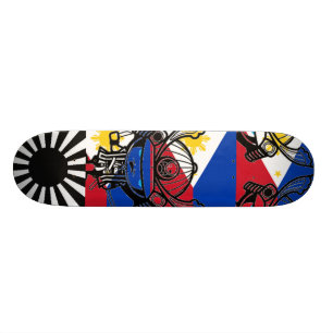 flilipino flag skateboard