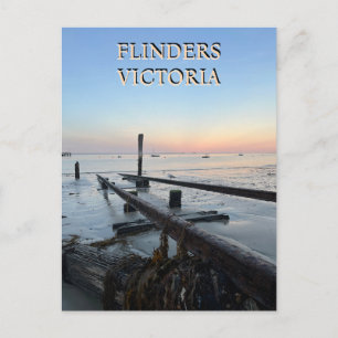 Flinders Beach, Mornington Peninsula, Victoria Postcard
